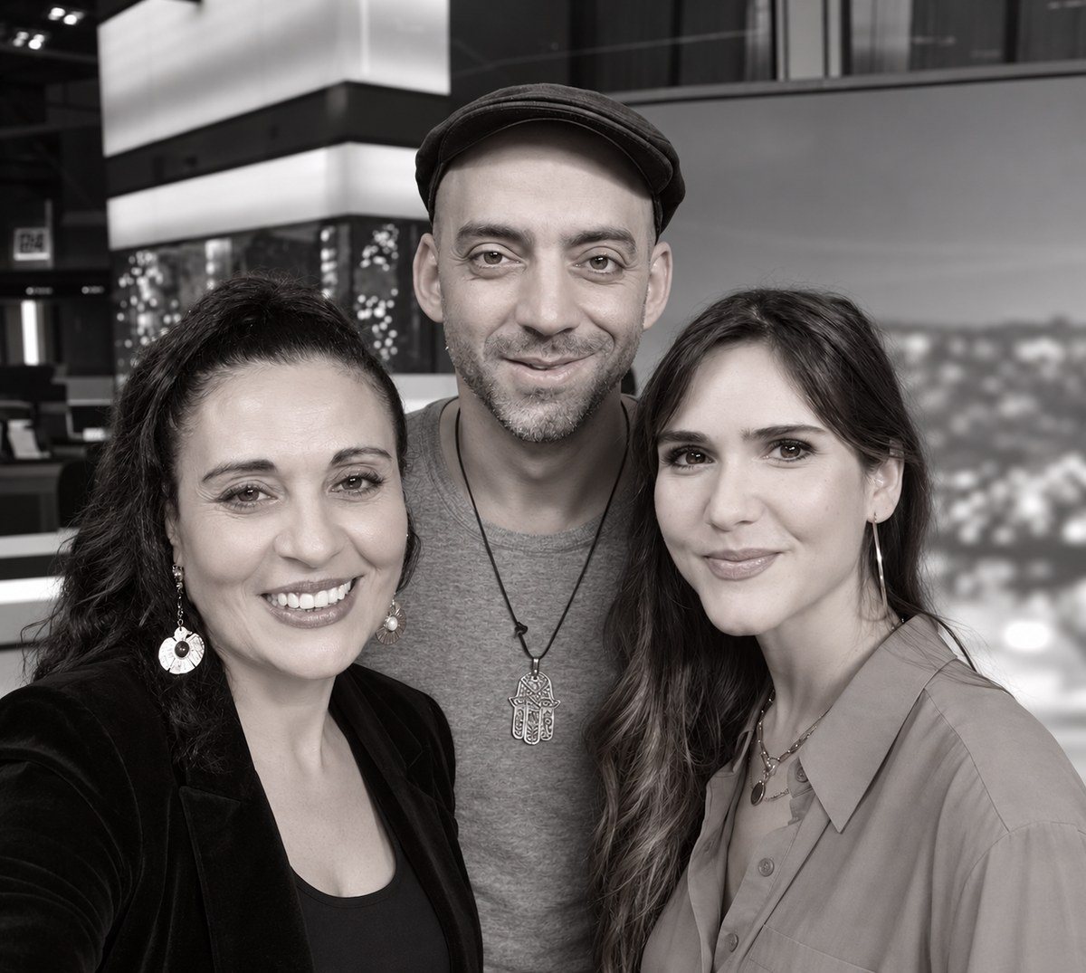 Avec Idan Raichel et Joyce Jonathan, en Israël