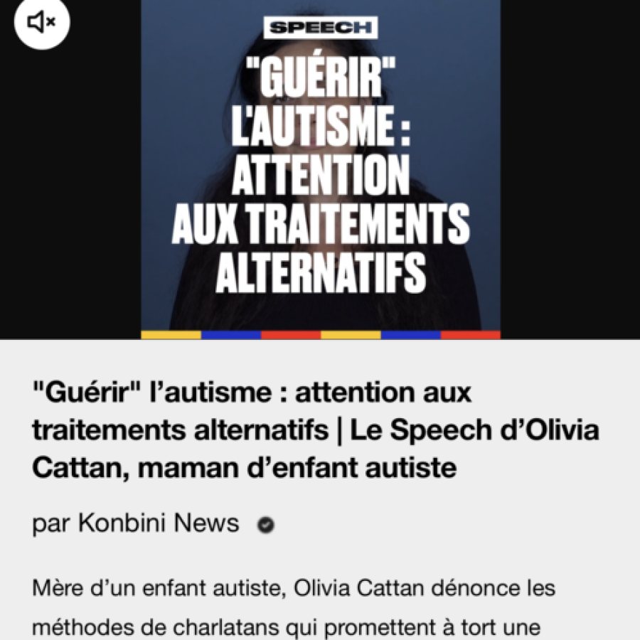 Konbini News : « Guérir l'autisme : attention aux traitements alternatifs »