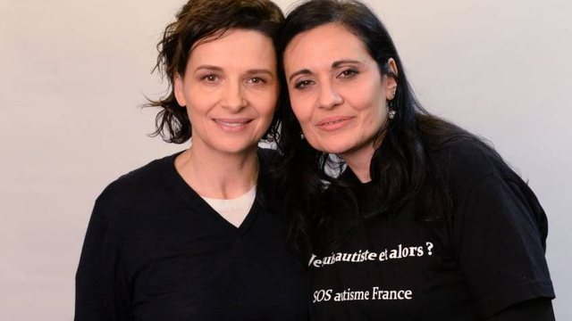 Juliette Binoche et Olivia Cattan, campagne Je suis autiste et alors ?
