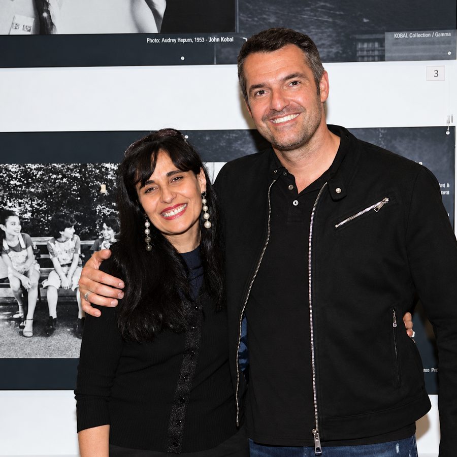 Avec Arnaud Ducret, parrain de SOS autisme France, à l'exposition « Autiste et alors ! »